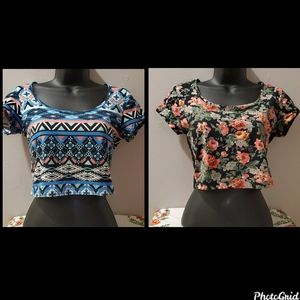 2 NEW CROP TOPS